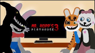 The Trio react to Mr Hopps Playhouse 3 Trailer by Moonbit  Mr Hopps Playhouse 2 [upl. by Leihcim846]