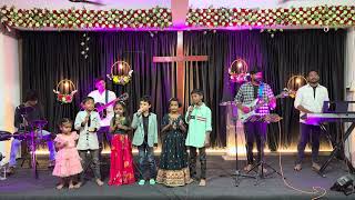 Telugu Christian Song for Kids  The Glorious Church Manikonda [upl. by Goulet]