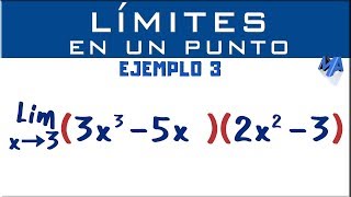 Limite en un punto  Ejemplo 3 [upl. by Esille]