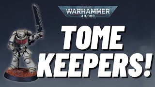 How to paint Tome Keepers for Warhammer 40k plus some of their lore [upl. by Refinaj]