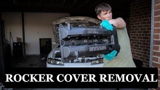 Rocker Cover Gasket Replacement  PT1 REMOVAL [upl. by Ailam159]