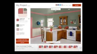 Using BehrCom to Pick Paint Colors for Plan3D [upl. by Tobie]