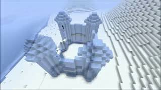 Minecraft Timelapse  Frozen Castle [upl. by Teirrah]