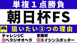 1546【単複１点勝負 朝日杯FS 2023】狙いたい２つの理由 にしちゃんねる 馬Tube [upl. by Hilliard655]