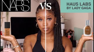 Nars Light Reflecting Foundation vs Haus Labs Foundation I WHICH ONE IS BETTER [upl. by Uchish]