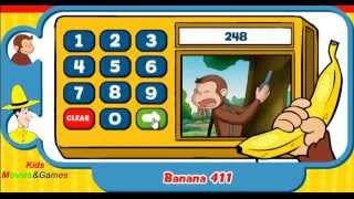 Curious George Banana 411 Kids Education Games Movies [upl. by Nwadahs70]