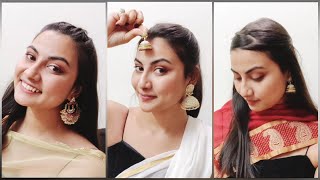 Thin Hair Hairstyles  Round face Hairstyles  Smriti Singhal [upl. by Hadley293]