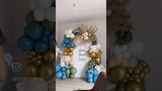 Balloon arch  sail board  personalised balloon backdrop  balloonartistry  balloondecor [upl. by Valdes166]