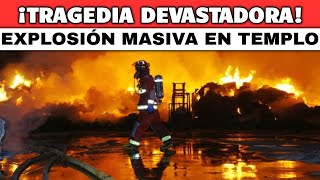 ¡TRAGEDIA DEVASTADORA EXPLOSIÓN MASIVA EN TEMPLO HINDÚ DEJA 150 HERIDOS [upl. by Alethia]