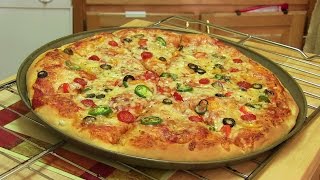 Homemade Pizza Video Recipe⭐️  Start to Finish Pizza Recipe with Dough Sauce and Toppings [upl. by Rairb]