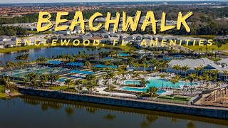 Relaxing Aerial 4k of the community of Beachwalk in Englewood FL [upl. by Sigismund28]