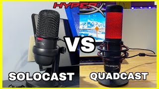 UNBOXINGREVIEW HYPERX SOLOCAST amp HYPERX QUADCAST COMPARATIVA [upl. by Zephan]