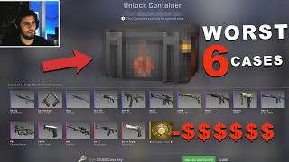 These are the 6 WORST CSGO CASES to open [upl. by Anaujit533]