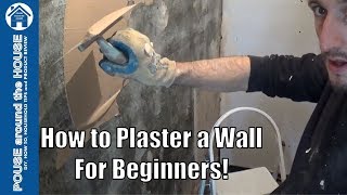 How to plaster a wall a beginners guide Plastering made easy for the DIY enthusiast [upl. by Atinas558]