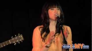 Carly Rae Jepsen quotCall Me Maybequot LIVE  1043 MYFM Performance Studio [upl. by Ledba36]