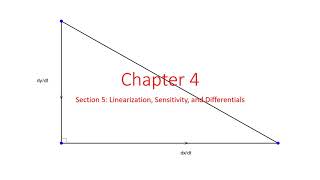 Calculus 45 Linearization Sensitivity and Differentials [upl. by Audri865]