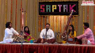 Shri Swaransh Mishra  Vocal Saptak Annual Festival 2018 [upl. by Neall]