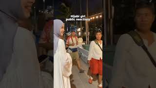 Non Muslim community reaction to see Hijabi girl in street [upl. by Bab125]