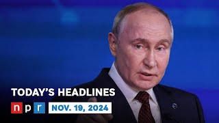 Putin Changes Russias Nuclear Doctrine As US Ramps Up Support For Ukraine  NPR News Now [upl. by Ennahgem]