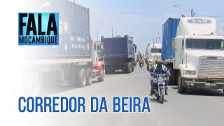 Transportadores de carga retornam às estradas na cidade da Beira [upl. by Oiril]