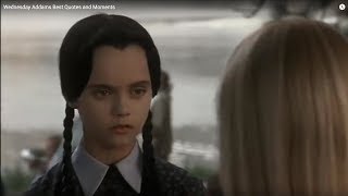 Wednesday Addams Best Quotes and Moments [upl. by Akim]