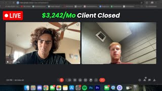 Closing a 3242mo Client Live Sales Call [upl. by Thamos]