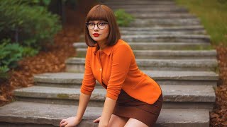 Velma Dinkley UNLEASHED AI Lookbook Cosplay You Wont Believe [upl. by Ahsaeit355]