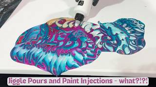 How to use Satin Enamels in your Acrylic Pours collab with Coz Creations Art Paint Injections  368 [upl. by Henebry19]