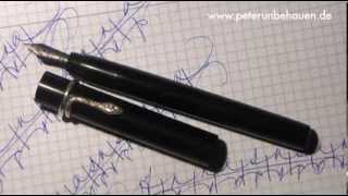 Ebonite Fountain Pen with Titanium Nib [upl. by Sadler72]