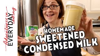 Super easy  Homemade Sweetened Condensed Milk [upl. by Perkin]