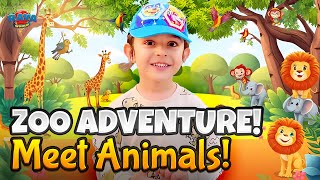 Learning Zoo Animals For Kids With Raya ampmore Adventure With his momEducational videos for kids [upl. by Tami533]