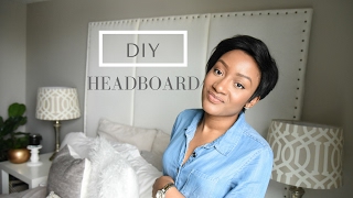 DIY SUPER EASY HEADBOARD TUTORIAL [upl. by Nnaeilsel]