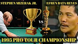 1995 PRO TOUR CHAMPIONSHIP  STEVE MIZERAK VS EFREN BATA REYES [upl. by Araj771]