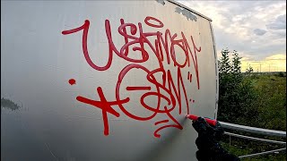 Graffiti test with Wekman MTN Street Dabber 10mm [upl. by Korney396]