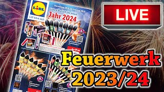 LIDL FEUERWERK SORTIMENT 202324  Prospekt veröffentlicht [upl. by Seni]