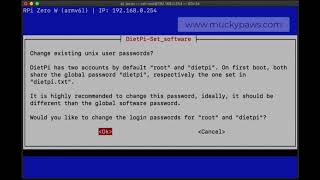 Installing DietPi on Raspberry Pi First Boot and Configuration [upl. by Nollat]