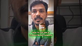 How to Get a Job in a ProductBased Company Tamil  importance of internship [upl. by Kama]