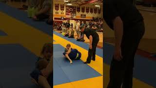 Girl vs Boy Jiu Jitsu Match at FUJI BJJ [upl. by Sokim4]