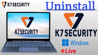 How To Uninstall K7 Total Security In Windows  K7 Total Security [upl. by Aikin]