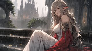 Tavern amp Bard Ambience Relaxing Sleep Music Fantasy Medieval Music Rainy Day in Royal City [upl. by Eno]