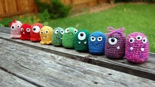 Crochet Amigurumi Baby Monsters with CraftyisCool  Magic Ring tutorial [upl. by Krasner]