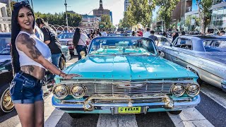 Best Lowrider Car show in San Jose california 🇺🇸 [upl. by Llerehs]