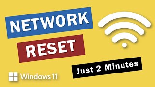 Network Reset Windows 11  How to Reset Network Settings And Fix WiFi amp Internet Issues Windows 11 [upl. by Asyla]