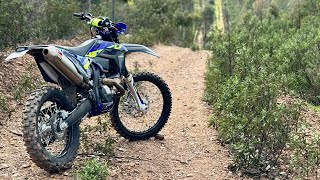 First ride in 2024 ✊ SHERCO 450 in Alentejo [upl. by Zerlina520]