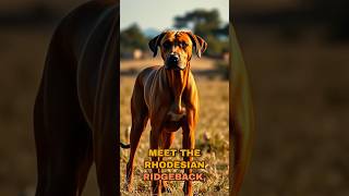 Meet the Rhodesian Ridgeback bigdog huntingdog activedog [upl. by Ryan790]