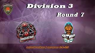 Atlasbasket  Div 3Round 7  PROVATINA vs MOST WANTED [upl. by Lothario]