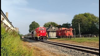 RJ Corman Kentucky Dinner Train on the Bardstown Branch Bardstown to Limestone Springs KY [upl. by Bettine]