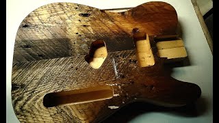 Turning 150 year old wood into GORGEOUS guitar body Part 2 [upl. by Lucy208]