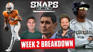 David Pollack joins SNAPS to break down week 2 of the CFB season [upl. by Enisaj]