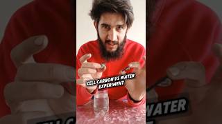 Cell carbon vs water experiment Real or fake 🤥 shorts shortsvideo viralshorts tiktok [upl. by Fahland196]